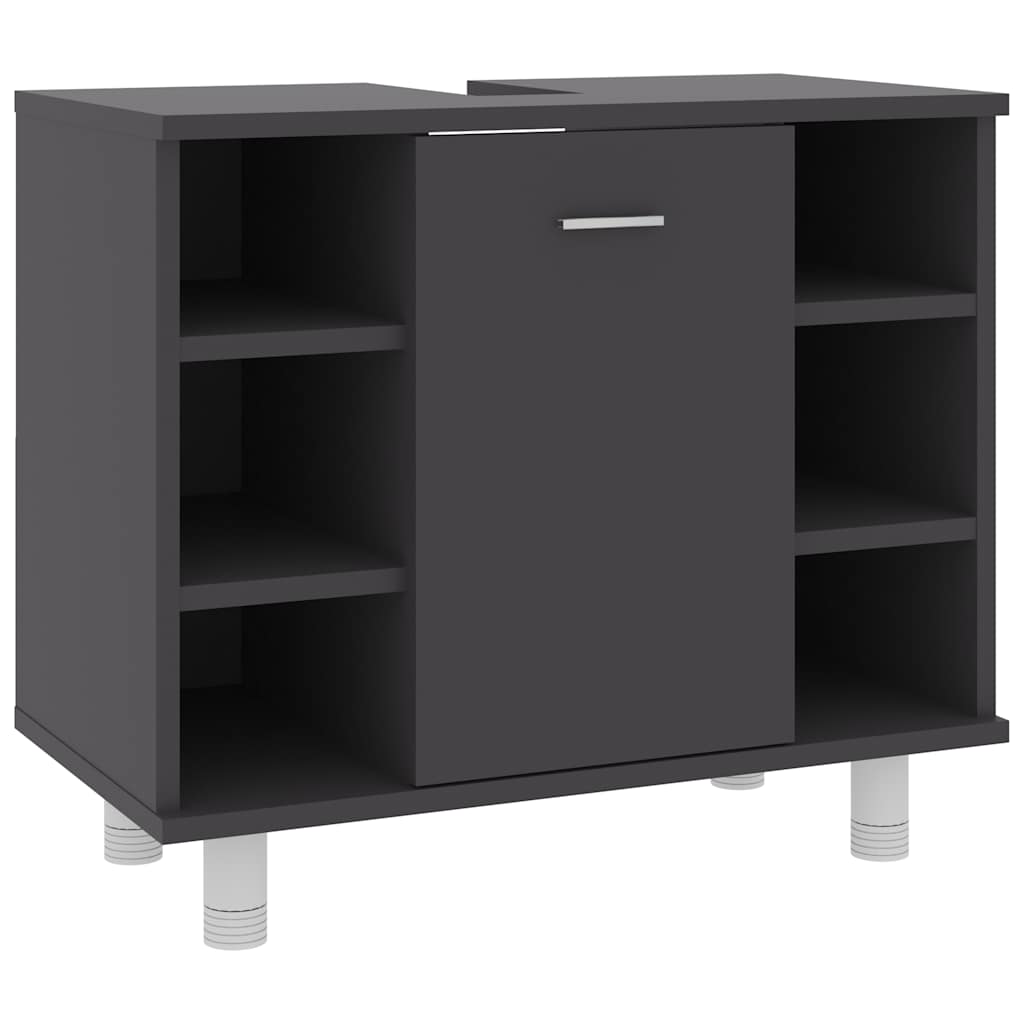 Ντουλάπι Νιπτήρα Γκρι 60 x 32 x 53,5 εκ. από Μοριοσανίδα