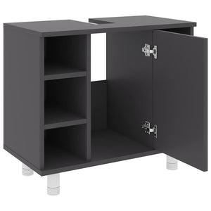 Ντουλάπι Νιπτήρα Γκρι 60 x 32 x 53,5 εκ. από Μοριοσανίδα