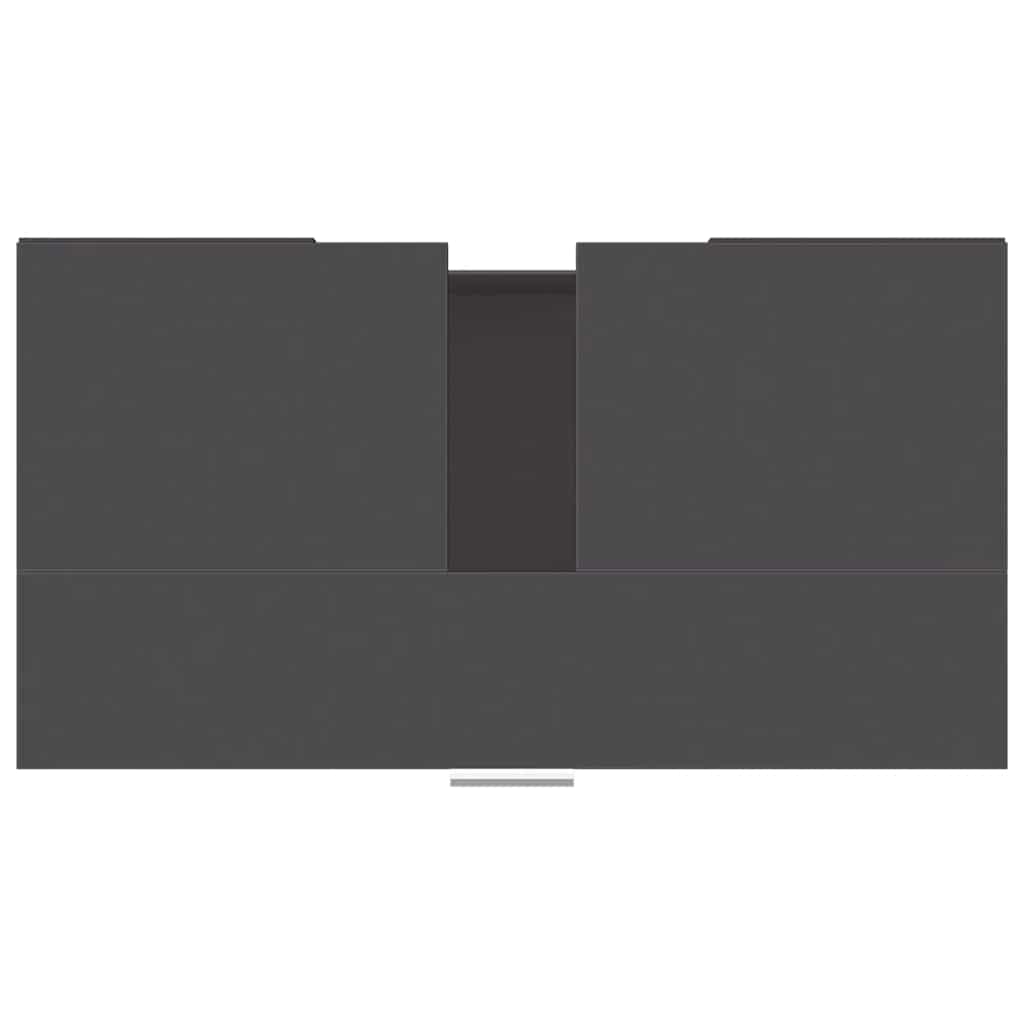 Ντουλάπι Νιπτήρα Γκρι 60 x 32 x 53,5 εκ. από Μοριοσανίδα
