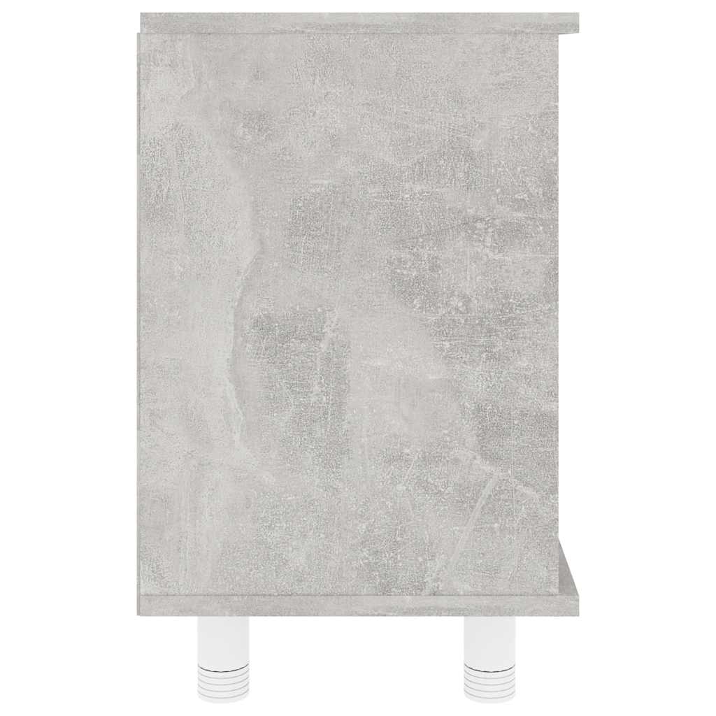 Ντουλάπι Νιπτήρα Γκρι Σκυροδέματος 60x32x53,5 εκ. Μοριοσανίδα
