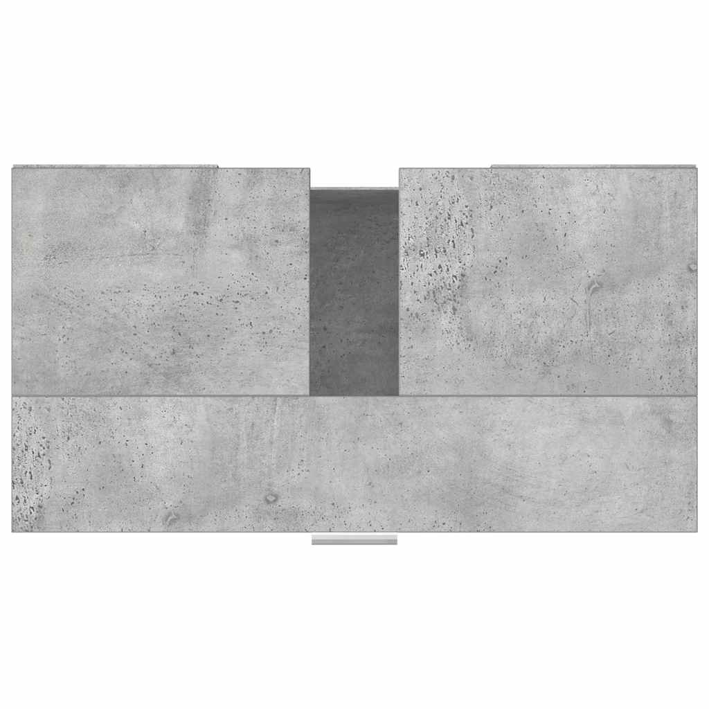 Ντουλάπι Νιπτήρα Γκρι Σκυροδέματος 60x32x53,5 εκ. Μοριοσανίδα