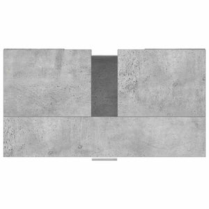 Ντουλάπι Νιπτήρα Γκρι Σκυροδέματος 60x32x53,5 εκ. Μοριοσανίδα
