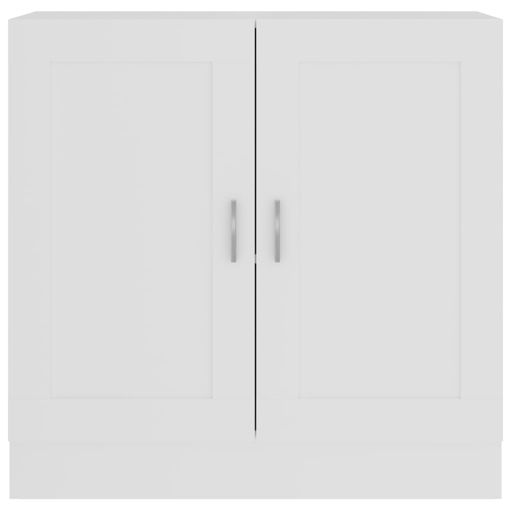 Βιβλιοθήκη Λευκή 82,5 x 30,5 x 80 εκ. Επεξεργασμένο Ξύλο - Pakobazaar