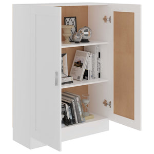 Βιβλιοθήκη Λευκή 82,5 x 30,5 x 115 εκ. Επεξ. Ξύλο - Pakobazaar