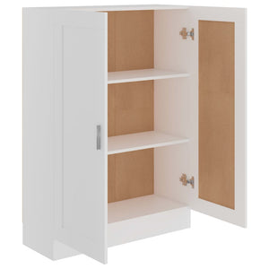 Βιβλιοθήκη Λευκή 82,5 x 30,5 x 115 εκ. Επεξ. Ξύλο - Pakobazaar