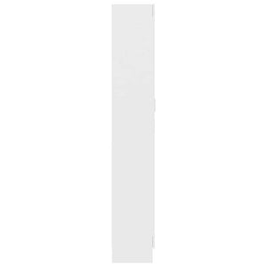 Βιβλιοθήκη Λευκή 82,5 x 30,5 x 185,5 εκ. Επεξ. Ξύλο
