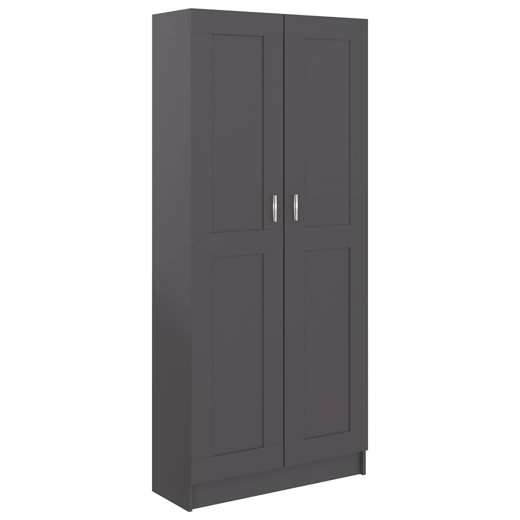Βιβλιοθήκη Γκρι 82,5 x 30,5 x 185,5 εκ. Μοριοσανίδα - Pakobazaar