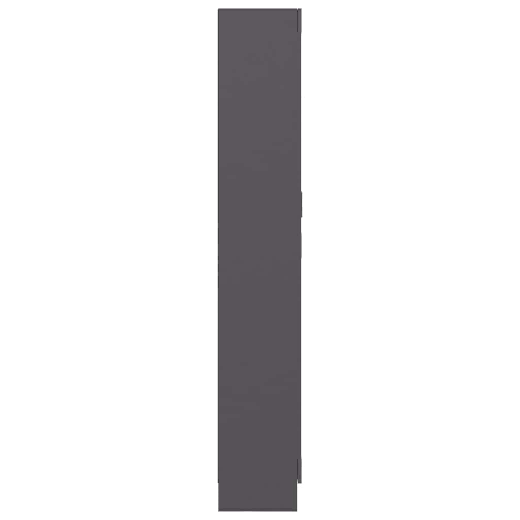 Βιβλιοθήκη Γκρι 82,5 x 30,5 x 185,5 εκ. Μοριοσανίδα - Pakobazaar