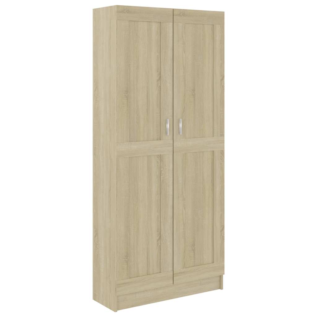 Βιβλιοθήκη Χρώμα Sonoma Δρυς 82,5x30,5x185,5 εκ. Επεξ. Ξύλο