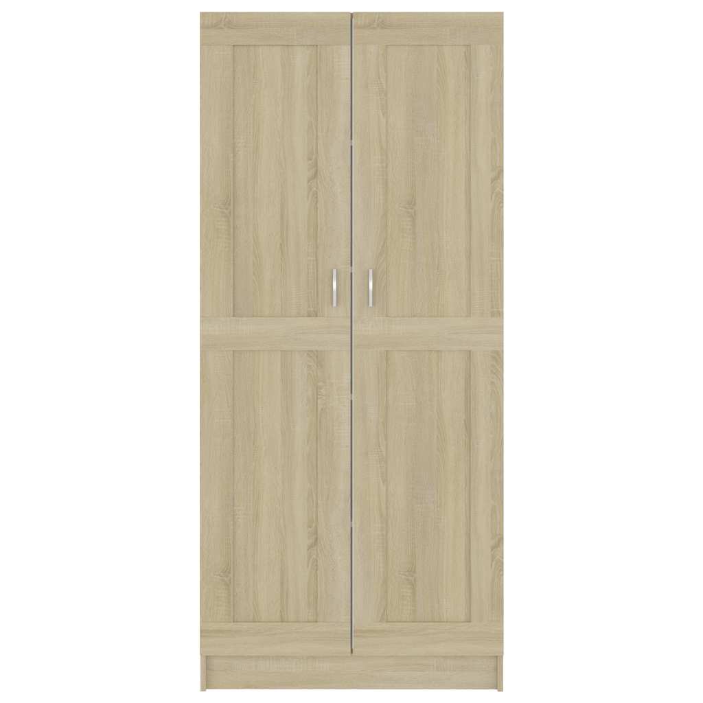 Βιβλιοθήκη Χρώμα Sonoma Δρυς 82,5x30,5x185,5 εκ. Επεξ. Ξύλο