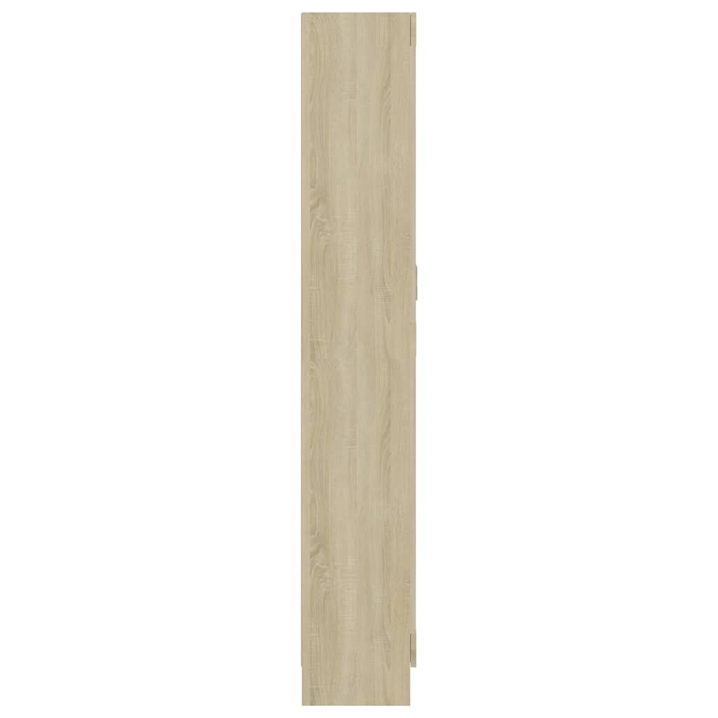 Βιβλιοθήκη Χρώμα Sonoma Δρυς 82,5x30,5x185,5 εκ. Επεξ. Ξύλο