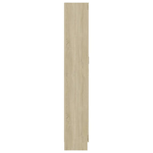 Βιβλιοθήκη Χρώμα Sonoma Δρυς 82,5x30,5x185,5 εκ. Επεξ. Ξύλο
