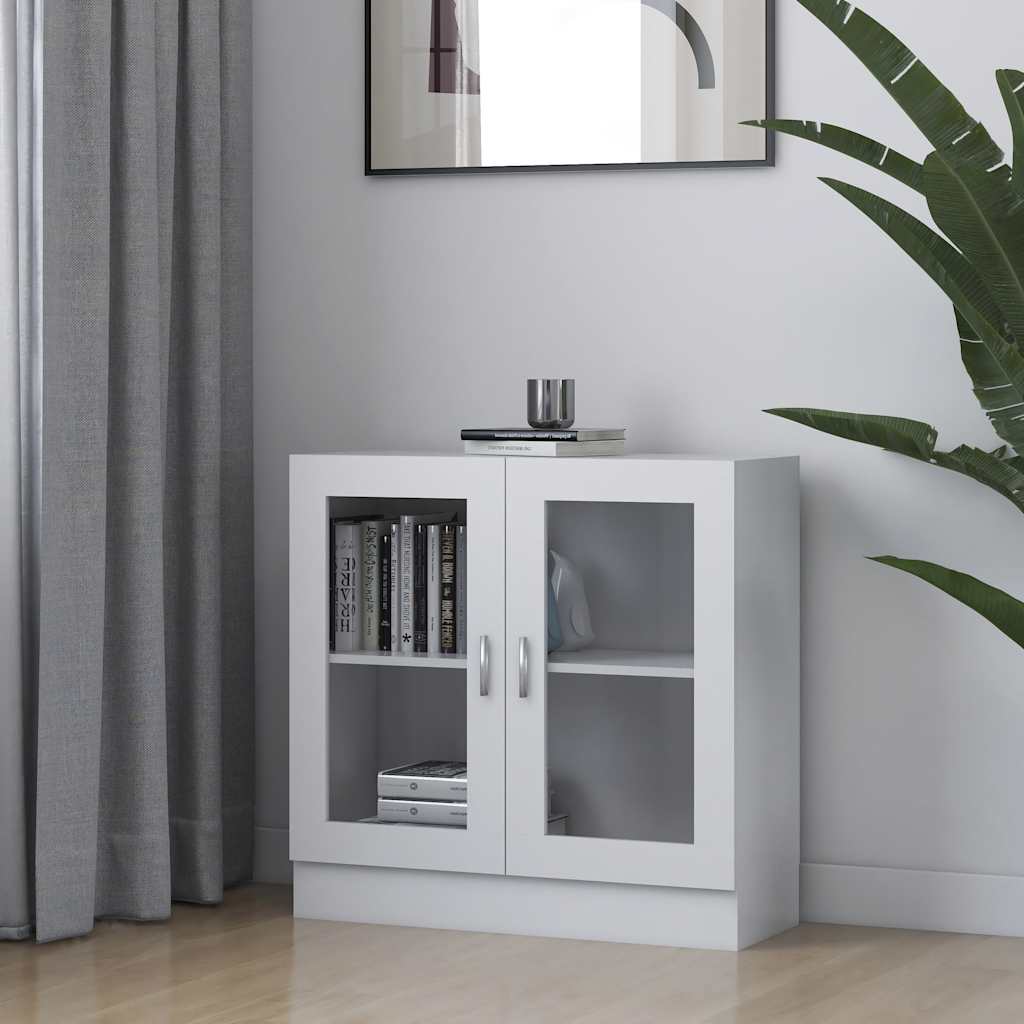 Βιτρίνα Λευκή 82,5 x 30,5 x 80 εκ. Επεξ. Ξύλο - Pakobazaar