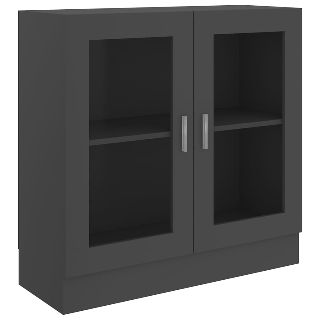 Βιτρίνα Γκρι 82,5 x 30,5 x 80 εκ. Μοριοσανίδα