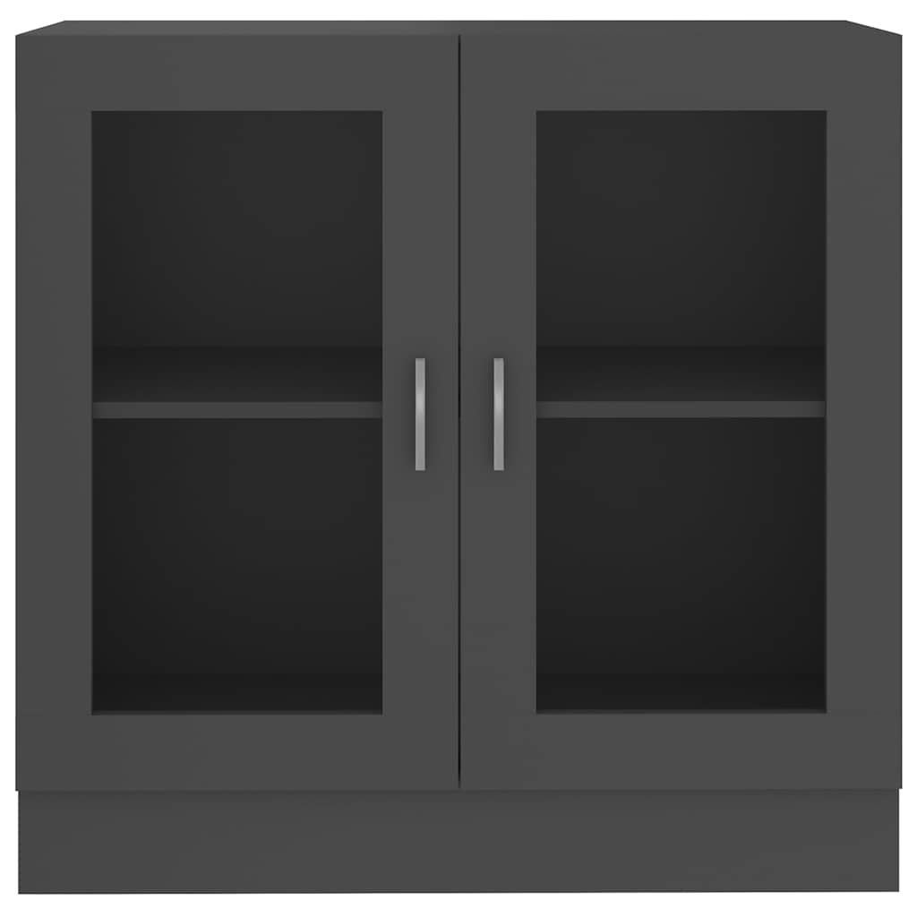 Βιτρίνα Γκρι 82,5 x 30,5 x 80 εκ. Μοριοσανίδα
