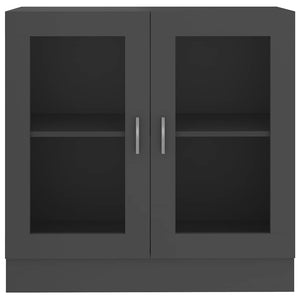 Βιτρίνα Γκρι 82,5 x 30,5 x 80 εκ. Μοριοσανίδα