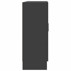 Βιτρίνα Γκρι 82,5 x 30,5 x 80 εκ. Μοριοσανίδα