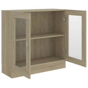 Βιτρίνα Χρώμα Sonoma Δρυς 82,5 x 30,5 x 80 εκ. Επεξ. Ξύλο - Pakobazaar