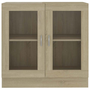 Βιτρίνα Χρώμα Sonoma Δρυς 82,5 x 30,5 x 80 εκ. Επεξ. Ξύλο - Pakobazaar