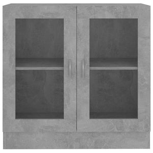Βιτρίνα Γκρι του Σκυροδέματος 82,5 x 30,5 x 80 εκ. Επεξ. Ξύλο - Pakobazaar