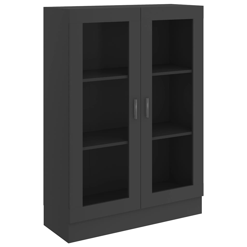 Βιτρίνα Γκρι 82,5 x 30,5 x 115 εκ. Μοριοσανίδα