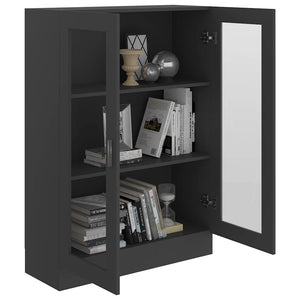 Βιτρίνα Γκρι 82,5 x 30,5 x 115 εκ. Μοριοσανίδα