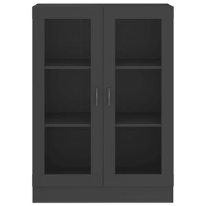 Βιτρίνα Γκρι 82,5 x 30,5 x 115 εκ. Μοριοσανίδα
