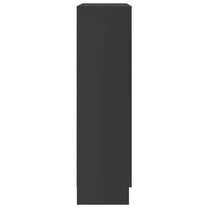 Βιτρίνα Γκρι 82,5 x 30,5 x 115 εκ. Μοριοσανίδα