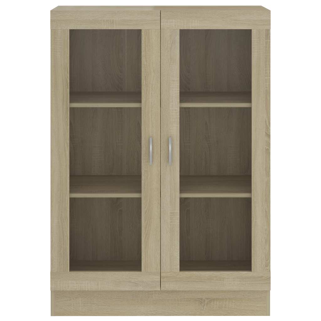 Βιτρίνα Χρώμα Sonoma Δρυς 82,5 x 30,5 x 115 εκ. Επεξ. Ξύλο - Pakobazaar