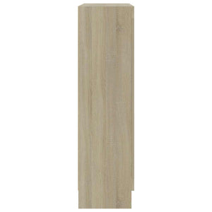 Βιτρίνα Χρώμα Sonoma Δρυς 82,5 x 30,5 x 115 εκ. Επεξ. Ξύλο - Pakobazaar
