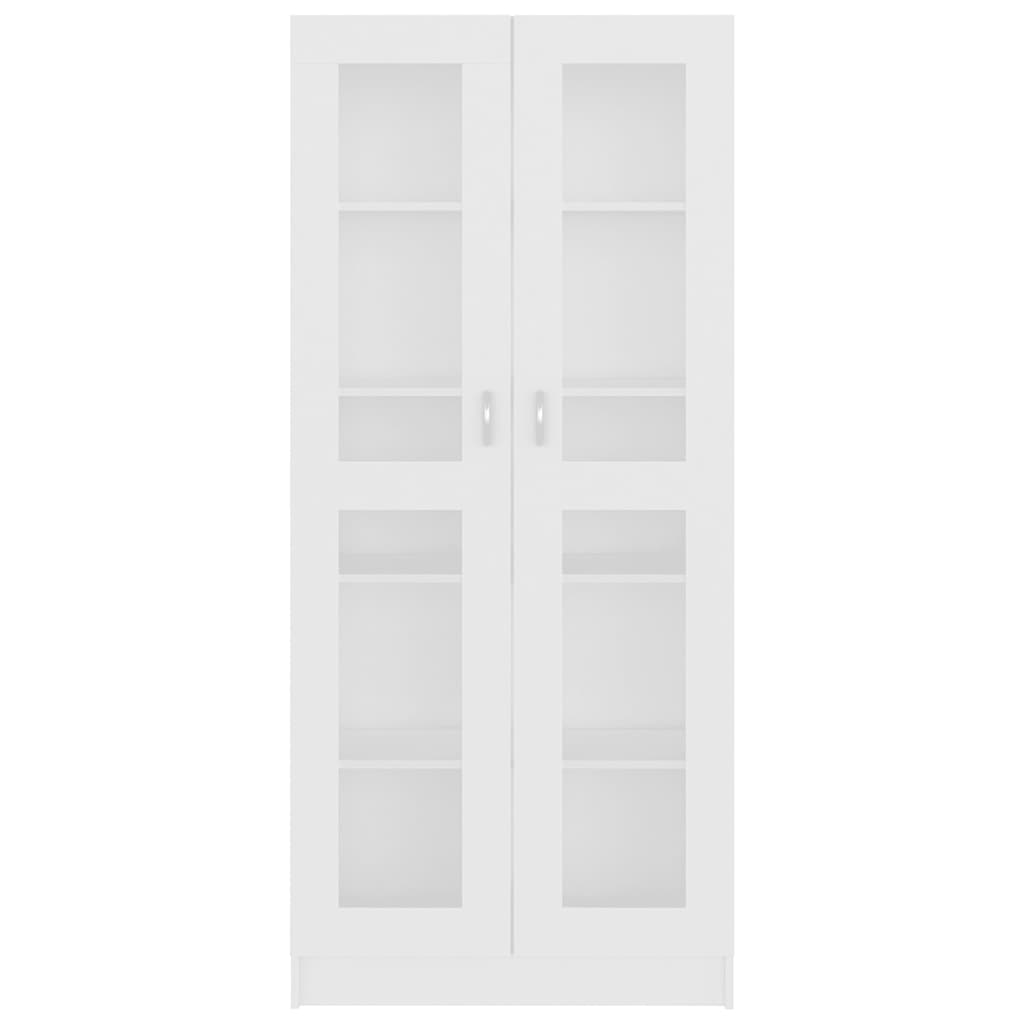 Βιτρίνα Λευκή 82,5 x 30,5 x 185 εκ. Επεξ. Ξύλο - Pakobazaar
