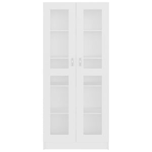 Βιτρίνα Λευκή 82,5 x 30,5 x 185 εκ. Επεξ. Ξύλο - Pakobazaar