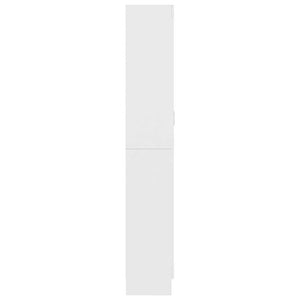 Βιτρίνα Λευκή 82,5 x 30,5 x 185 εκ. Επεξ. Ξύλο - Pakobazaar