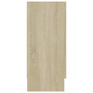 Βιτρίνα Χρώμα Sonoma Δρυς 120 x 30,5 x 70 εκ. από Επεξ. Ξύλο