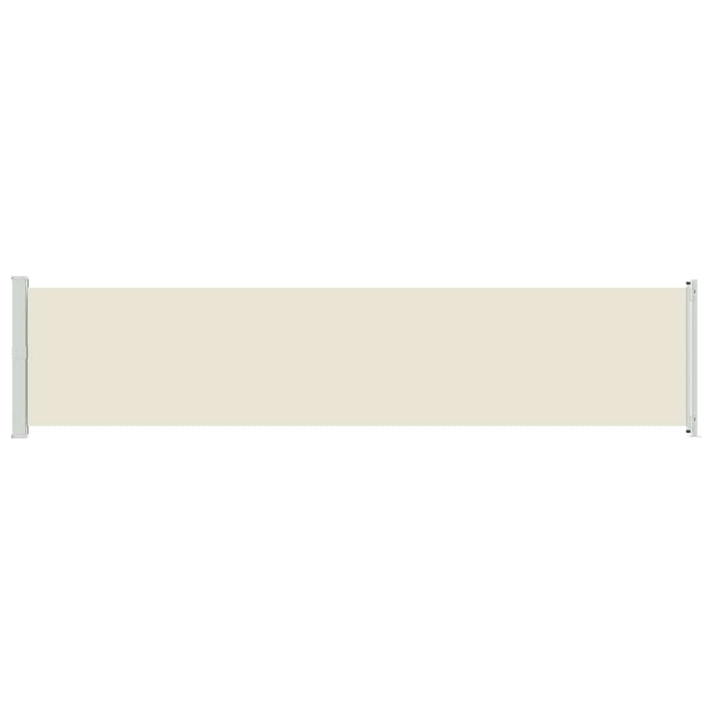 Σκίαστρο Πλαϊνό Συρόμενο Βεράντας Κρεμ 140 x 600 εκ.
