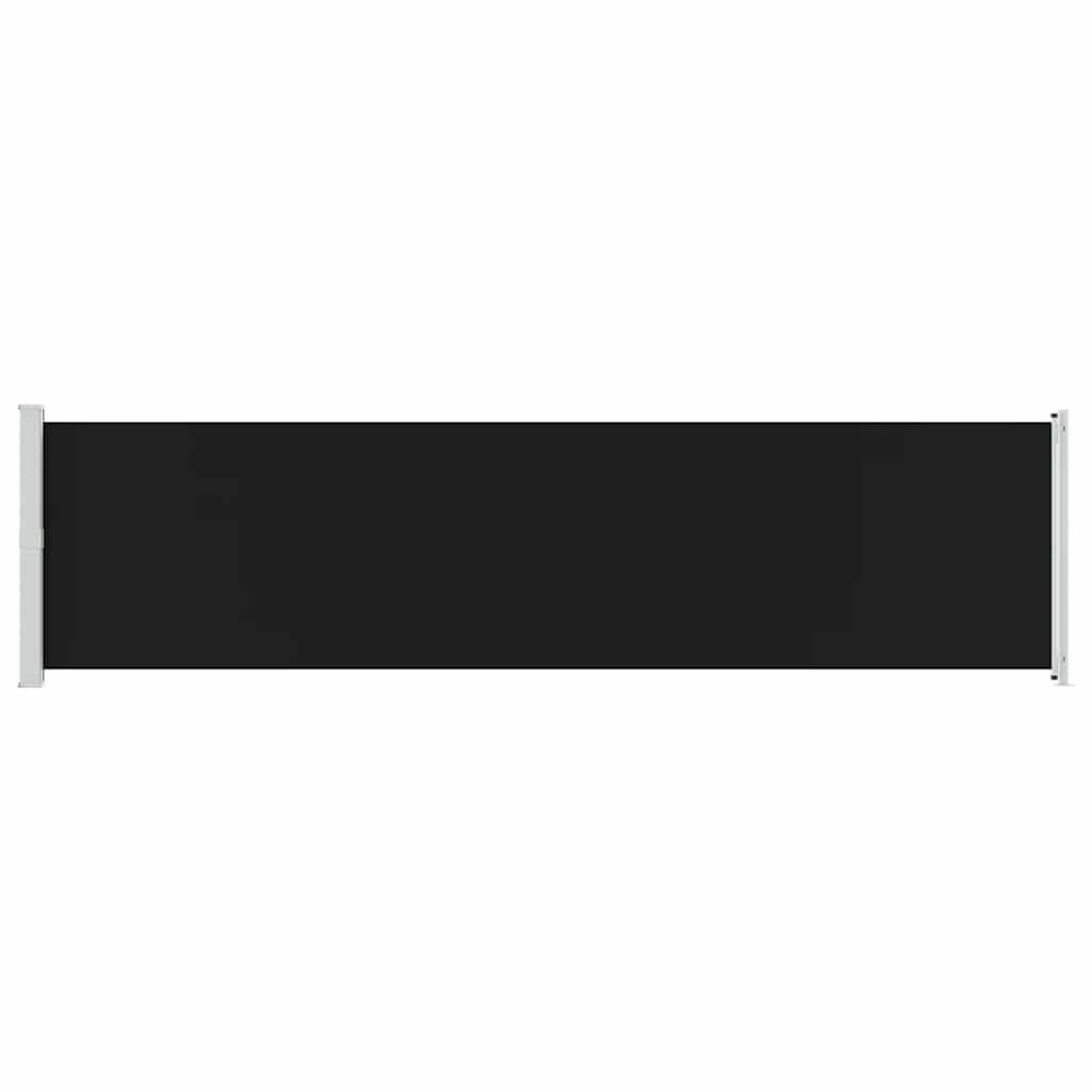 Σκίαστρο Πλαϊνό Συρόμενο Βεράντας Μαύρο 600 x 160 εκ.