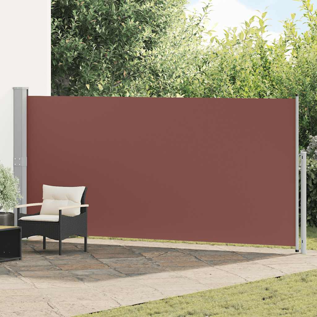 Σκίαστρο Πλαϊνό Συρόμενο Βεράντας Καφέ 600 x 170 εκ.