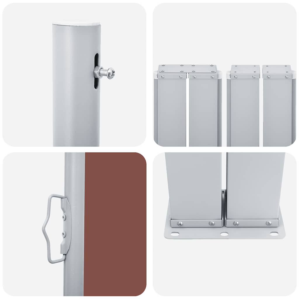 Σκίαστρο Πλαϊνό Συρόμενο Βεράντας Καφέ 170 x 1200 εκ.