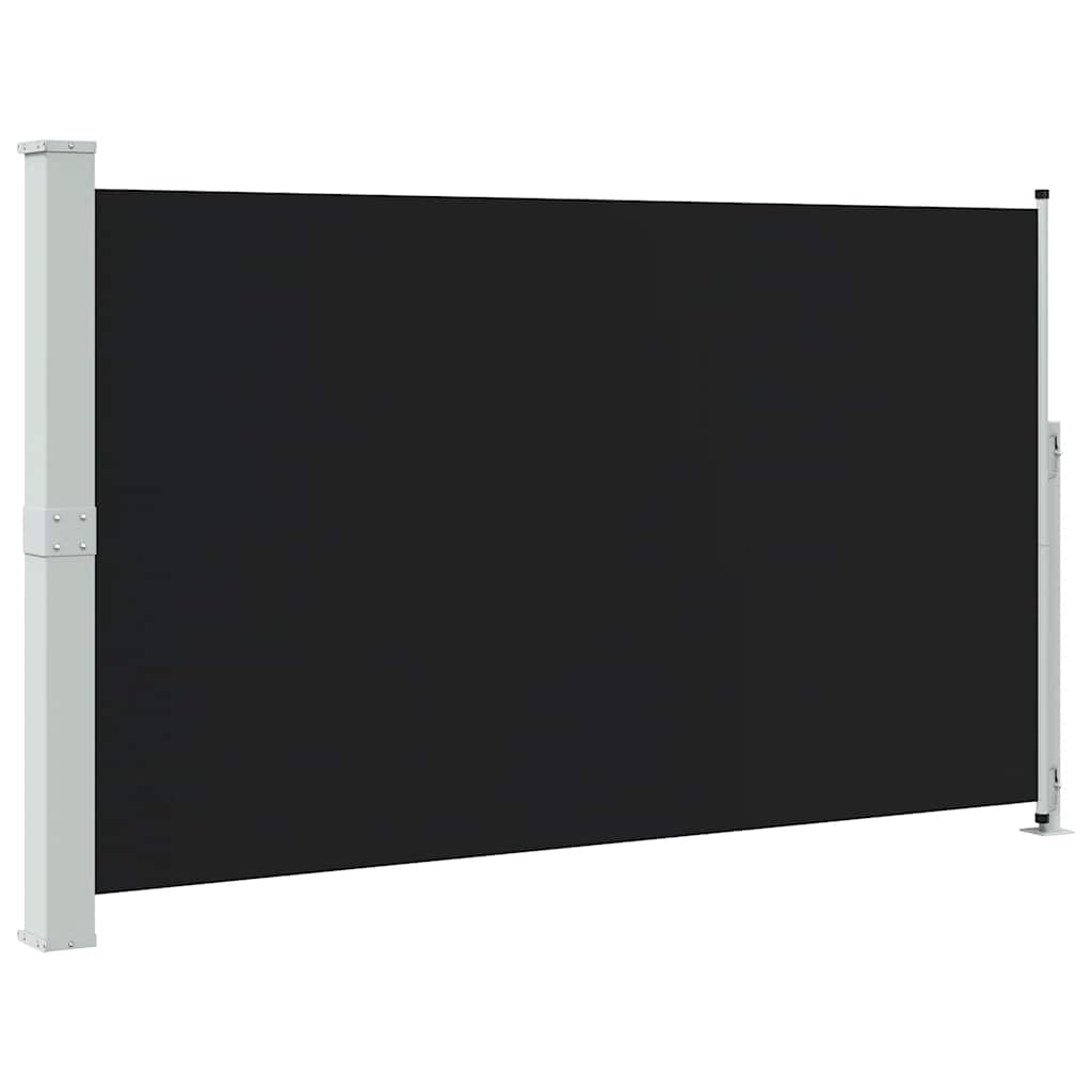 Σκίαστρο Πλαϊνό Συρόμενο Βεράντας Μαύρο 180 x 300 εκ.