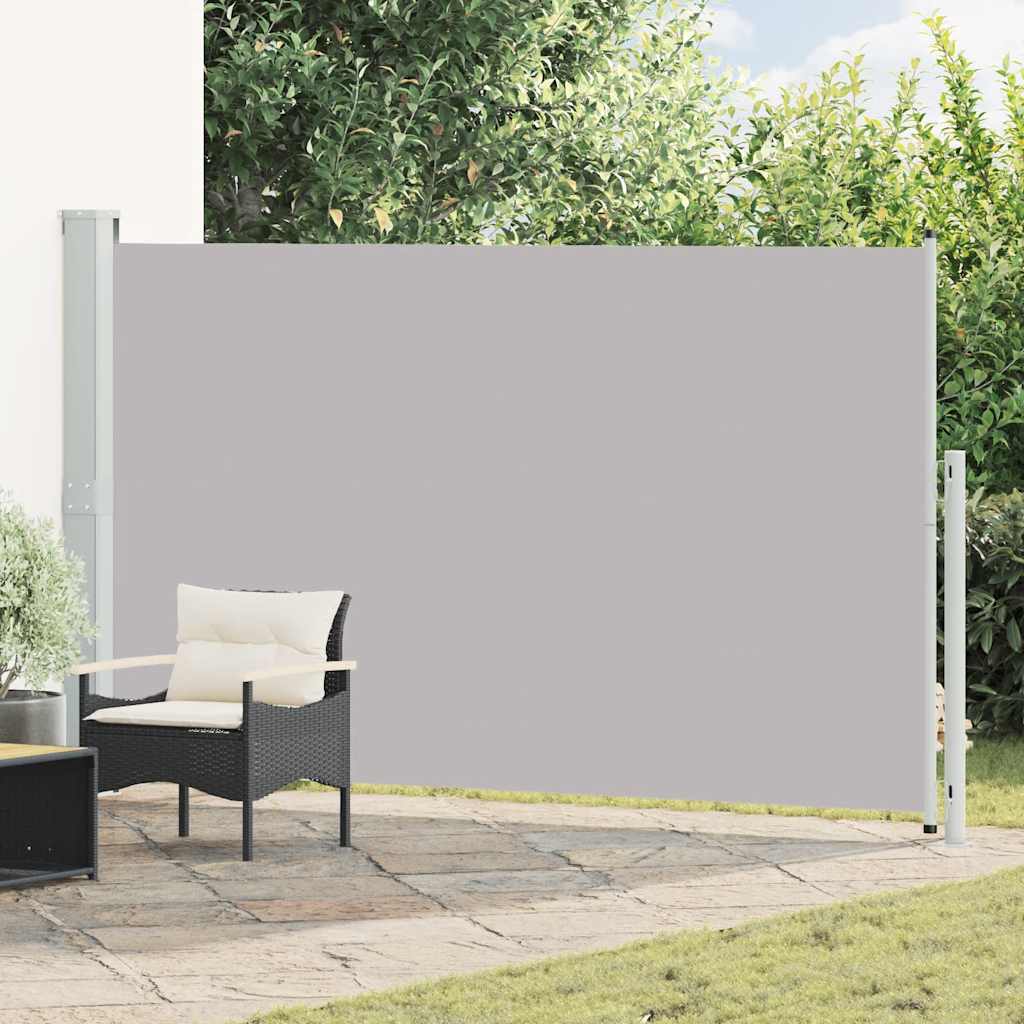 Σκίαστρο Πλαϊνό Συρόμενο Βεράντας Γκρι 180 x 300 εκ.