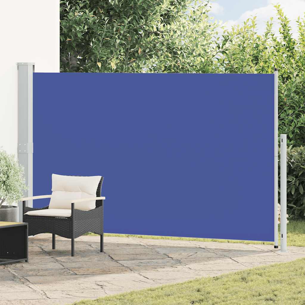 Σκίαστρο Πλαϊνό Συρόμενο Βεράντας Μπλε 180 x 300 εκ.