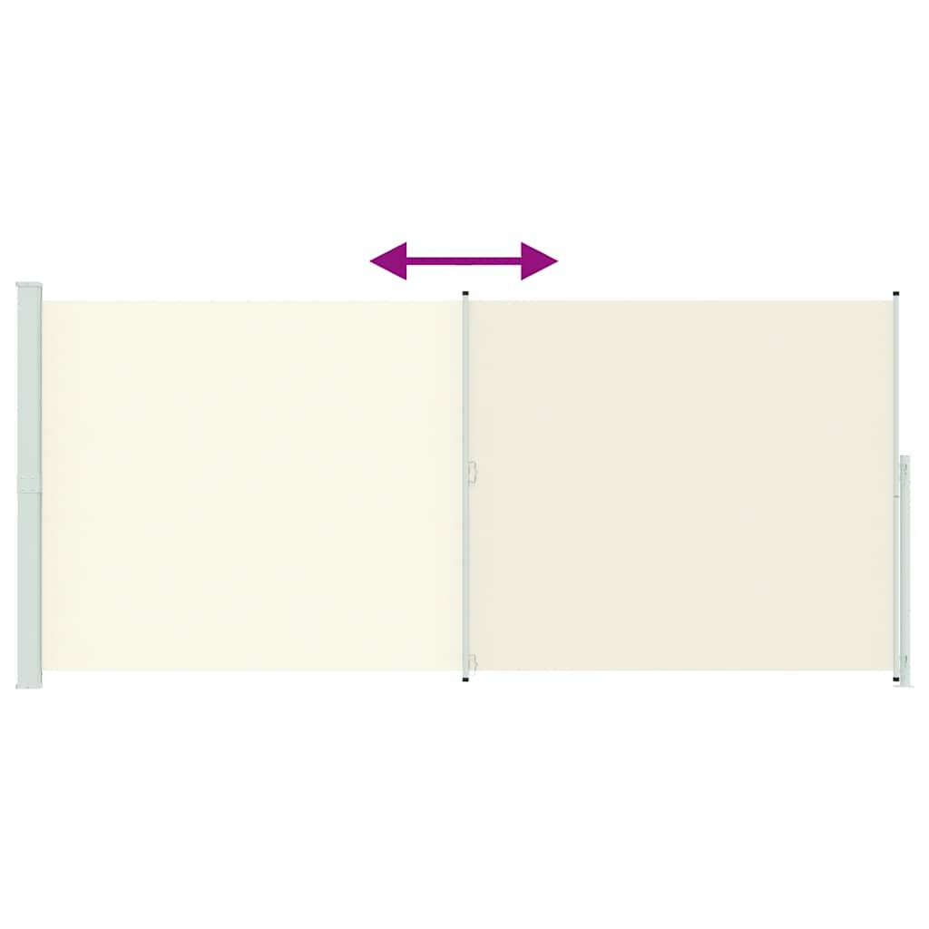 Σκίαστρο Πλαϊνό Συρόμενο Βεράντας Κρεμ 220 x 500 εκ.