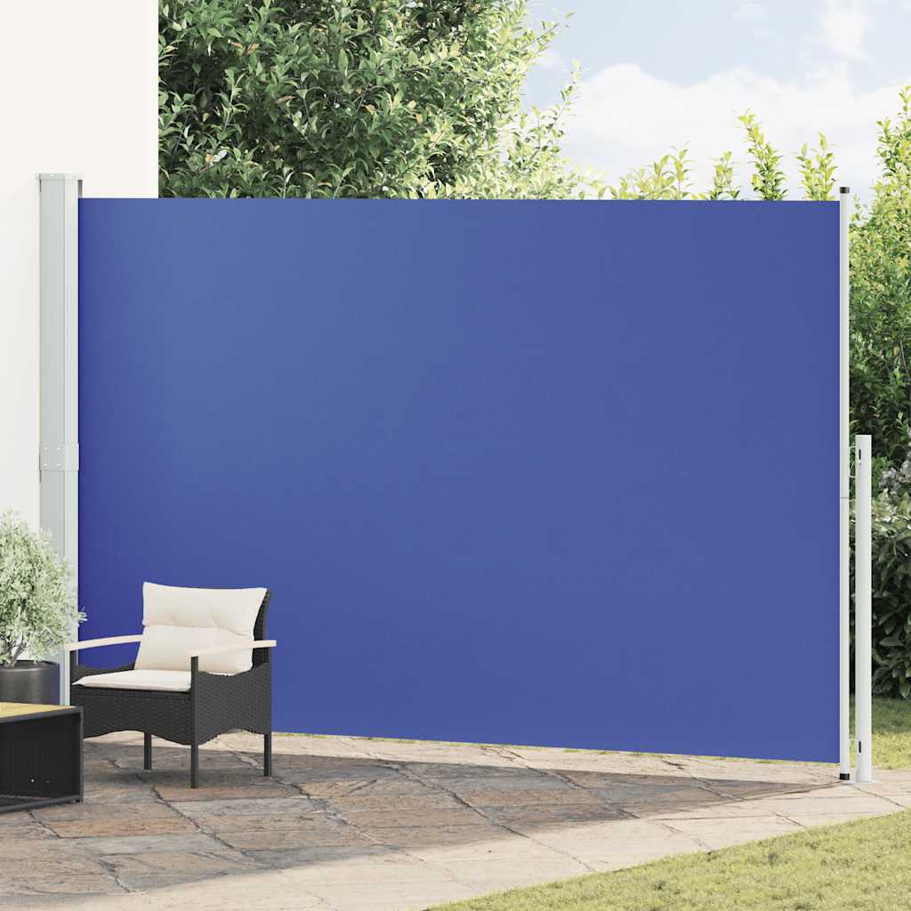 Σκίαστρο Πλαϊνό Συρόμενο Βεράντας Μπλε 220 x 500 εκ.