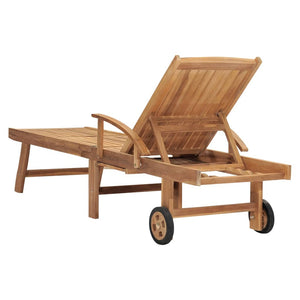 Ξαπλώστρα από Μασίφ Ξύλο Teak