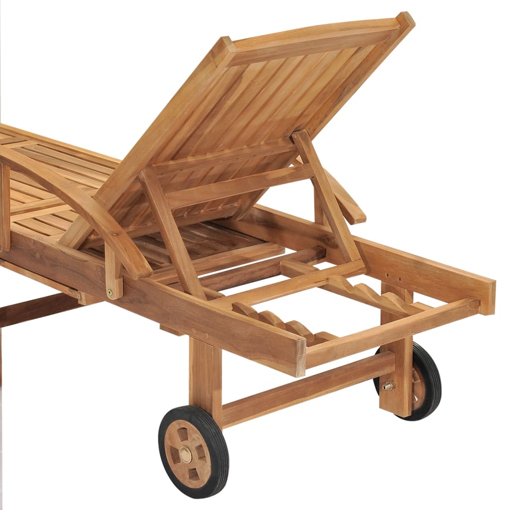 Ξαπλώστρα από Μασίφ Ξύλο Teak