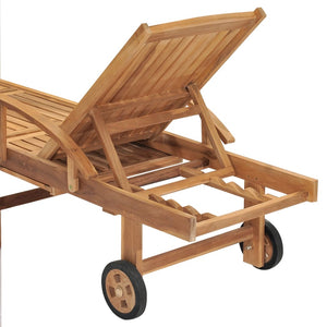 Ξαπλώστρα από Μασίφ Ξύλο Teak