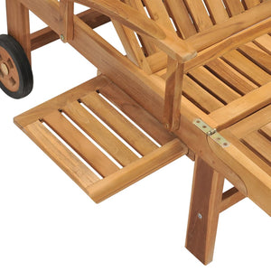 Ξαπλώστρα από Μασίφ Ξύλο Teak