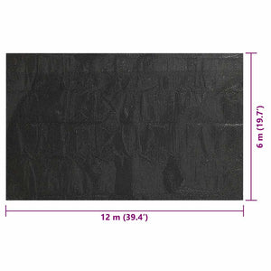 Κάλυμμα Πισίνας Ορθογώνιο Μαύρο 1200x600 εκ. από Πολυαιθυλένιο - Pakobazaar