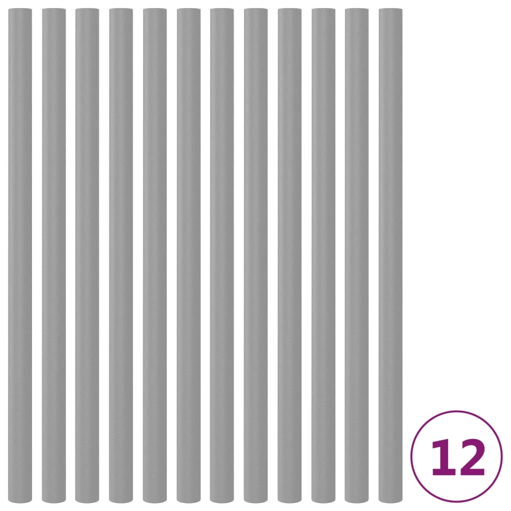 Προστατευτικά Αφρού για Στύλο Τραμπολίνου 12 τεμ. Γκρι 92,5 εκ - Pakobazaar