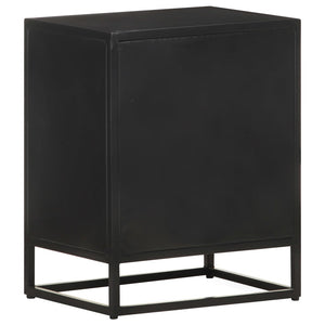 Κομοδίνο 40 x 30 x 50 εκ. από Ακατέργαστο Ξύλο Μάνγκο